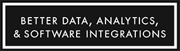 Better data, analytics & software integration