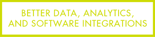 Better Data, Analytics & Software Integrations